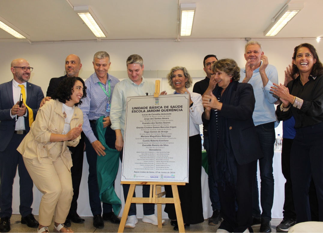 Primeira UBS Escola da Rede Federal é inaugurada no Câmpus Águas Lindas do IFG