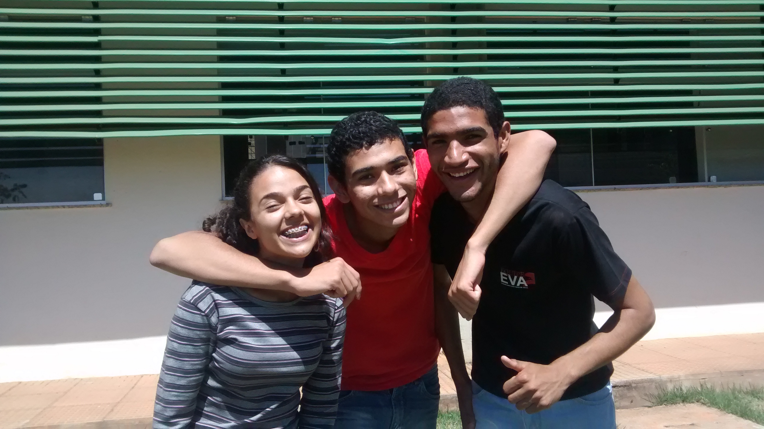 turma Sebastião e colegas de turma, em tempos de Ensino Médio no IFG
