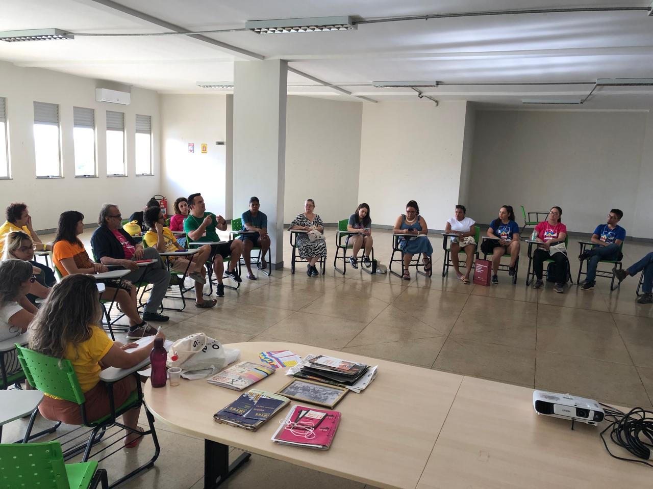 Roda de conversa contou com a participação dos estudantes do Curso de Produção Cultural, modalidade Ead